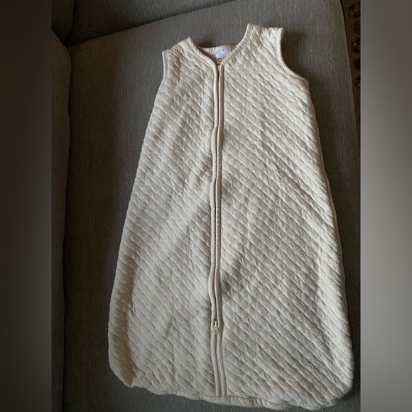 Baby Quilted Sleep Sack Hanna Andersson Cream size medium - Picture 4 of 4